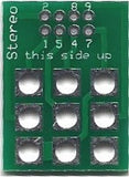 Stereo Footswitch PCB