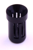 LED BEZEL 5mm black plastic
