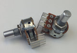"A" Taper 16mm Dual Gang PC-Mount Potentiometer