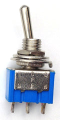 Mini Toggle SPDT Solder Lug (on-off-on)